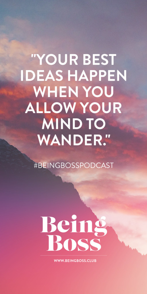 Allow your mind to wander