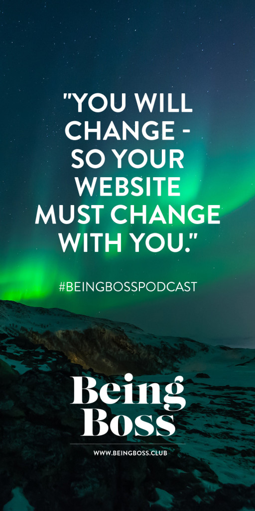 Website changes with your brand
