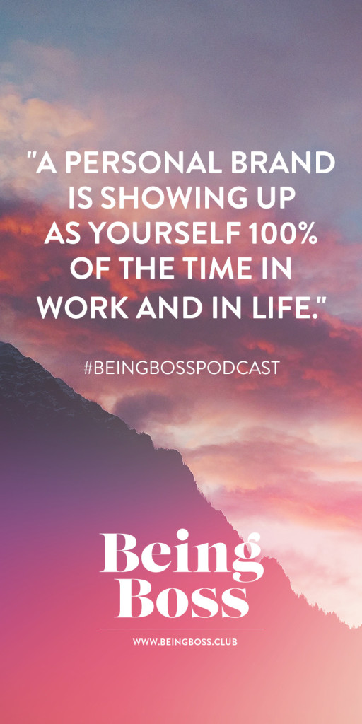 Show up as yourself in business