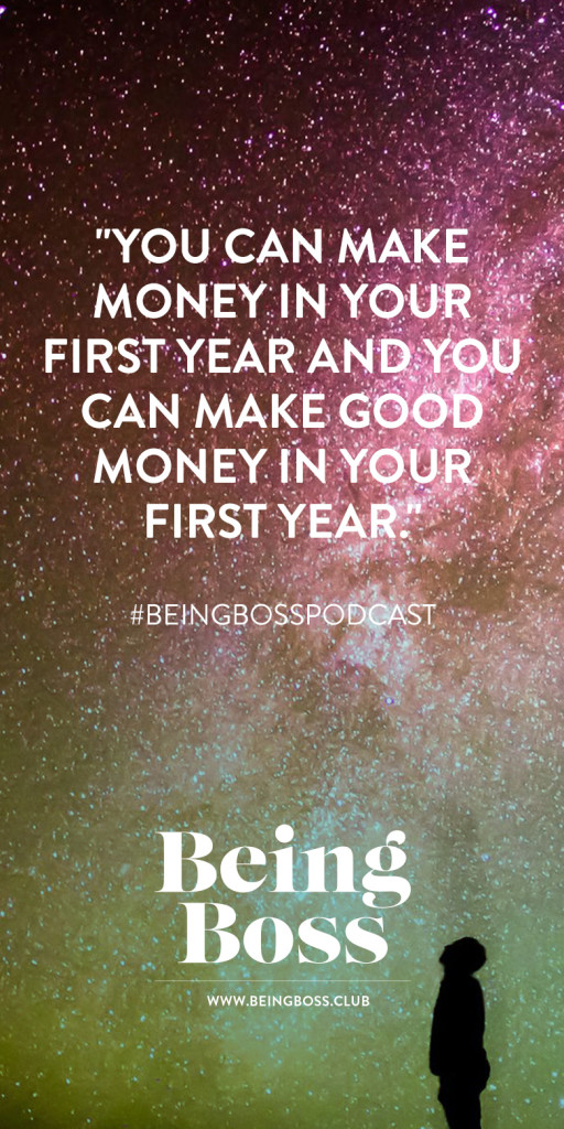 Making money in your first year of busines