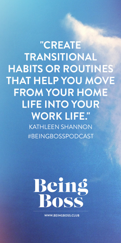 Transitional routines when you work from home