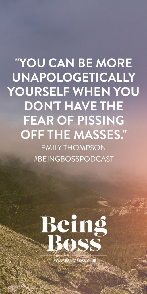 Be unapologetically yourself