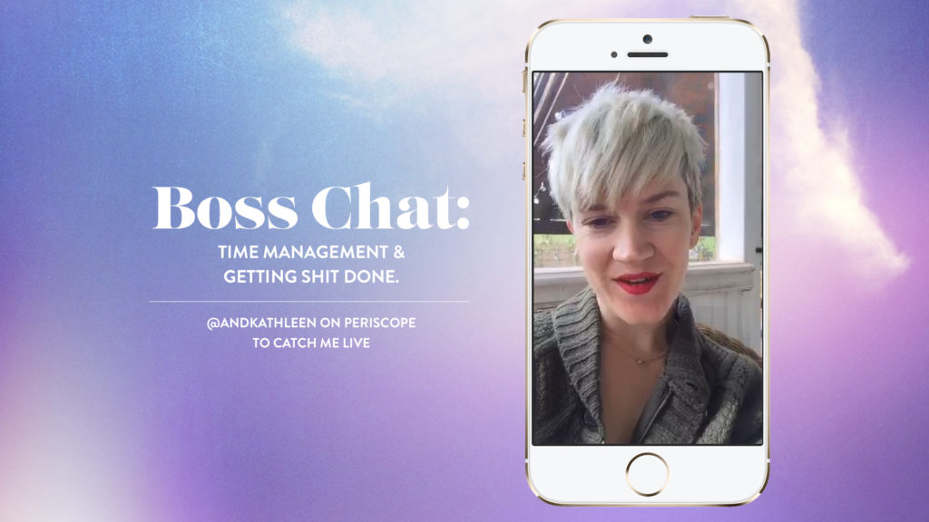 Time Management & Getting Shit Done