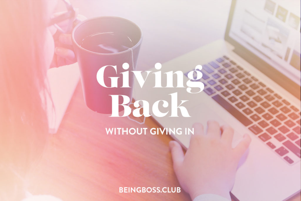 Giving back and working with nonprofits as a business owner