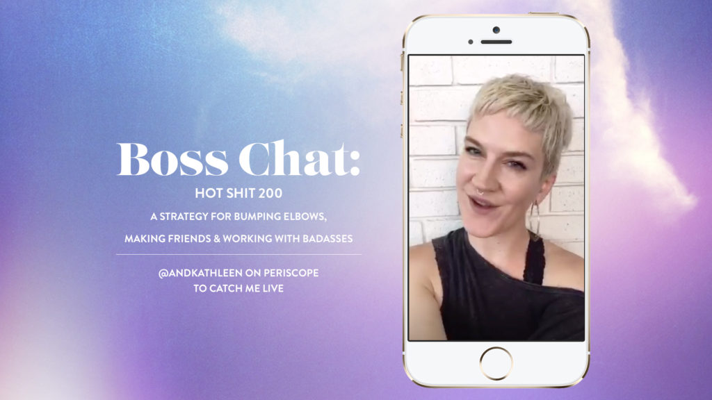 Hot Shit 200 to interact with the people you admore