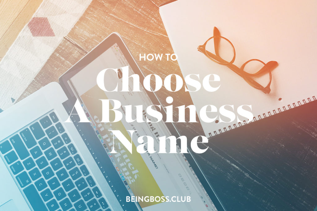 How to Choose a Business Name