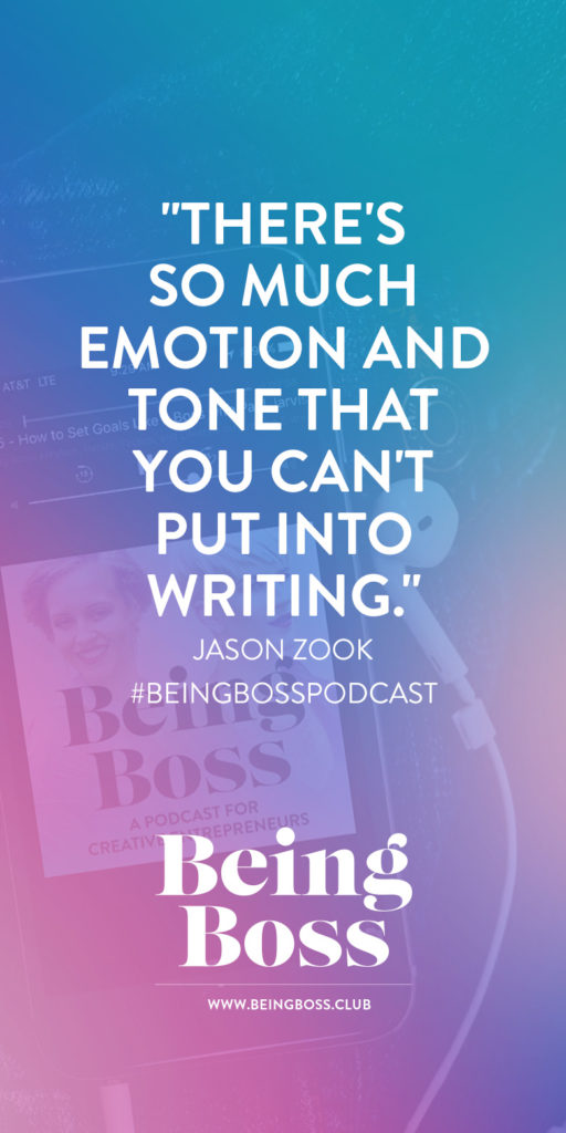 Podcasting vs. writing