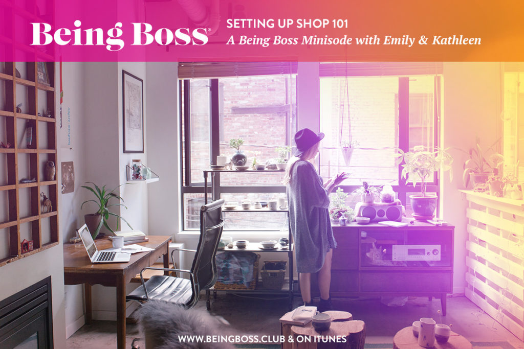 Setting up shop 101
