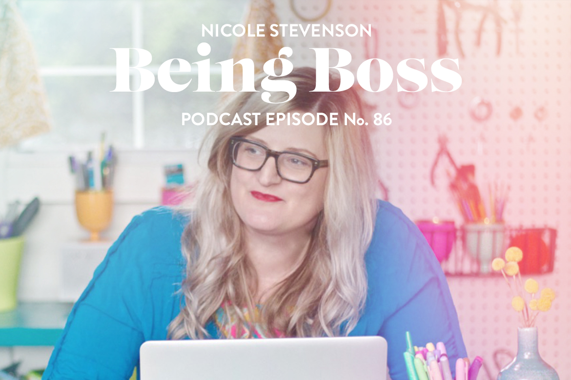 Nicole Stevenson Being Boss for Makers & Artists