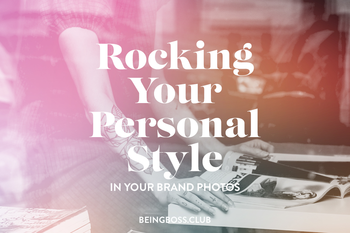 Rocking your personal style in your brand photos