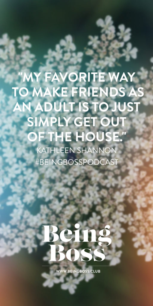 Making friends as an adult