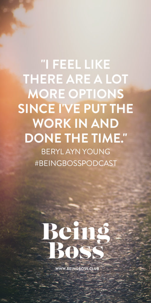 You get more options when you do the work