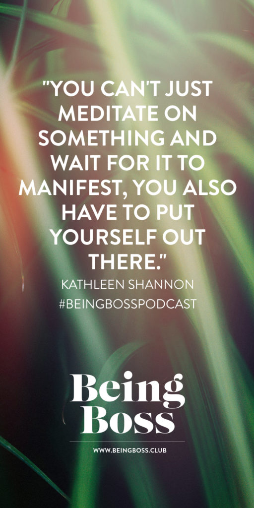 Don't wait for something to manifest, put yourself out there