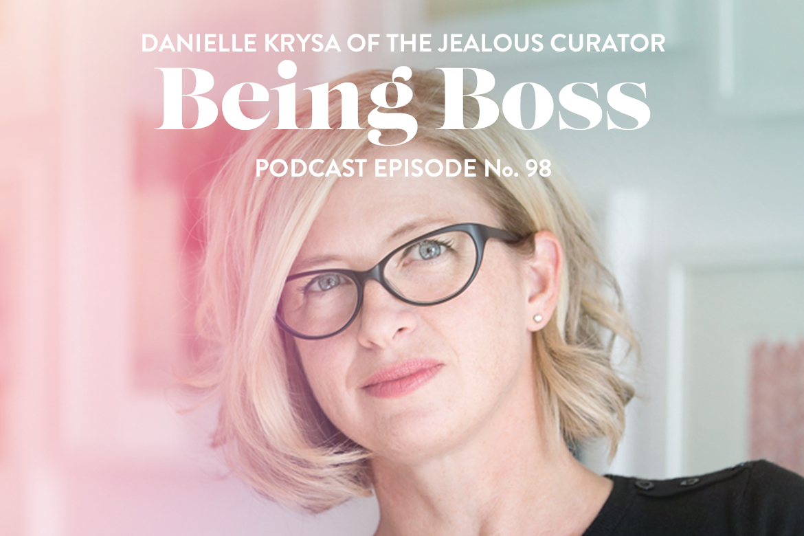 Inner critic Danielle Krysa on Being Boss Podcast