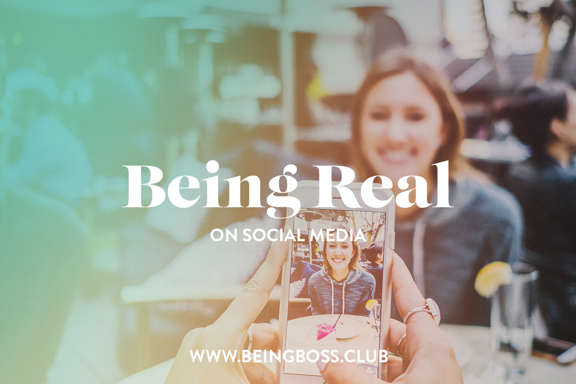 Being real on social media