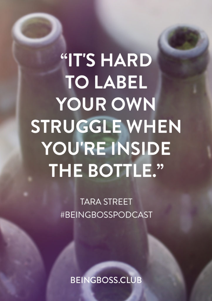 It's hard to label your own struggle