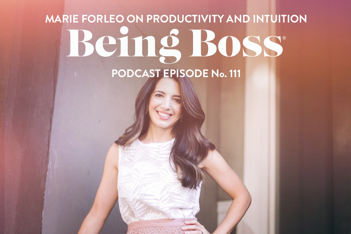 Marie Forleo on Being Boss Podcast