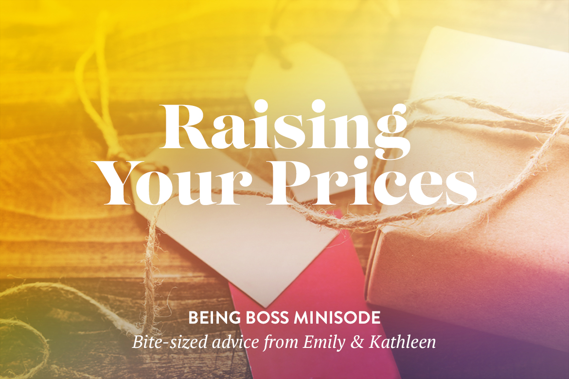 Raising Your Prices