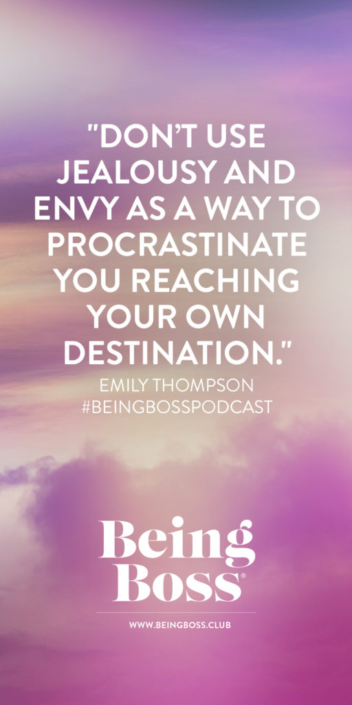 Comparison and envy is procrastination