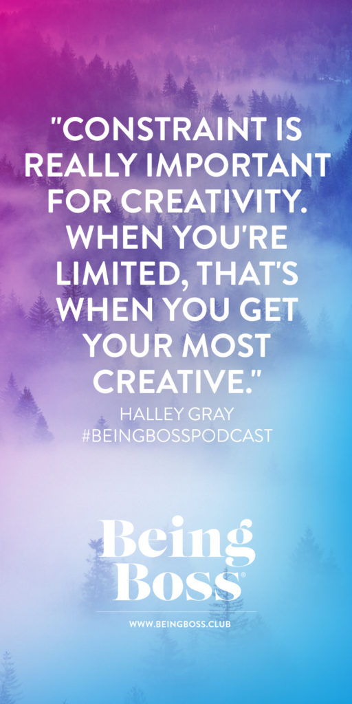 Limitation makes you creative