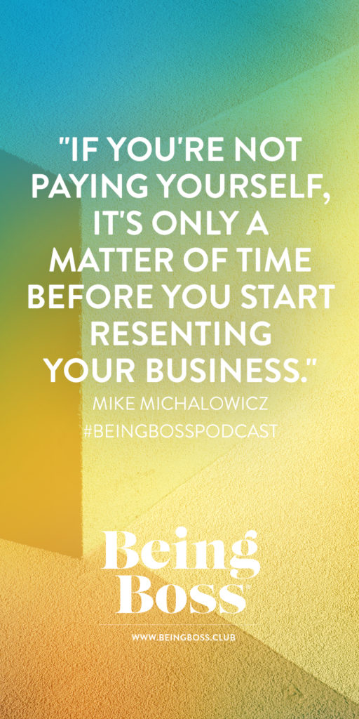 Pay yourself from your business