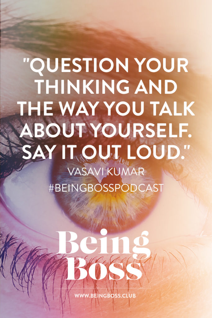 Question how you think about and talk about yourself
