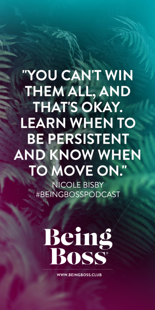 Know when to be persistent as a business owner
