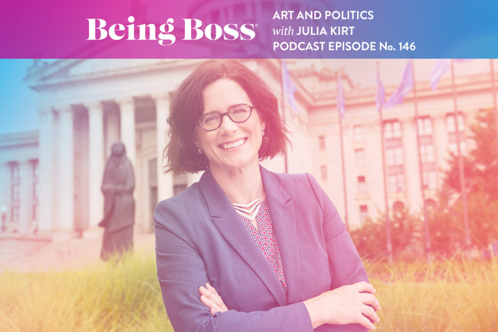 Art & Politics on Being Boss Podcast