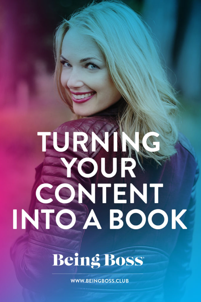 How to turn your content into a book