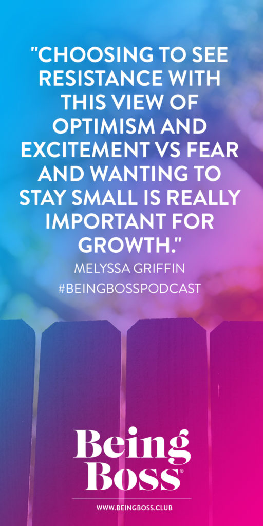 Go into it with optimism and excitement