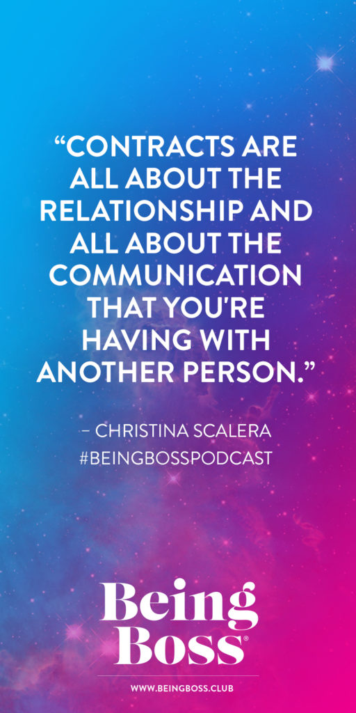 Contracts are all about relationships & communication