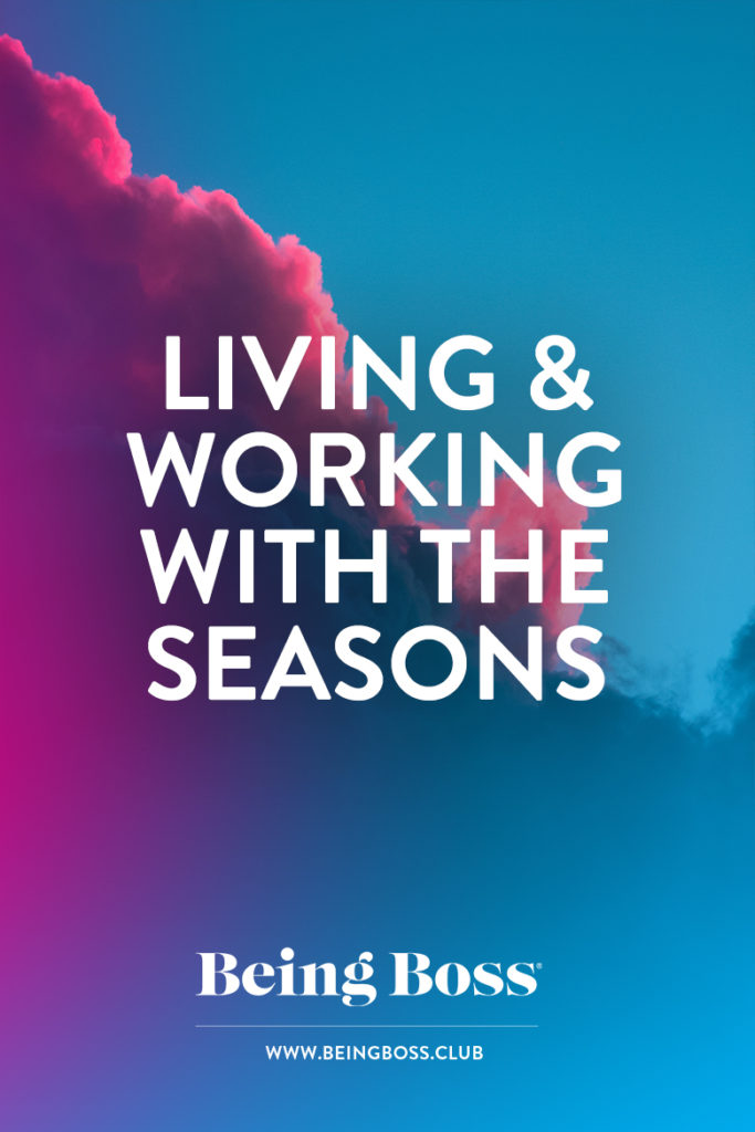 Living & working with the seasons