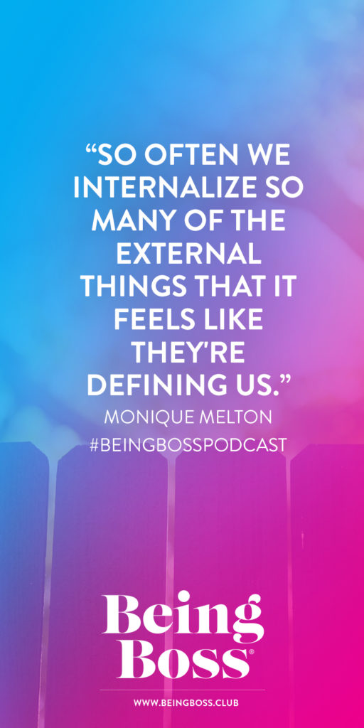 Don't let the external things define you