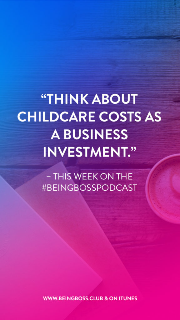 Think of daycare as a business investment