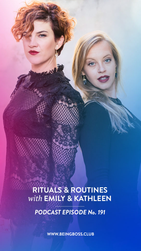 Rituals & routines for creative entrepreneurs
