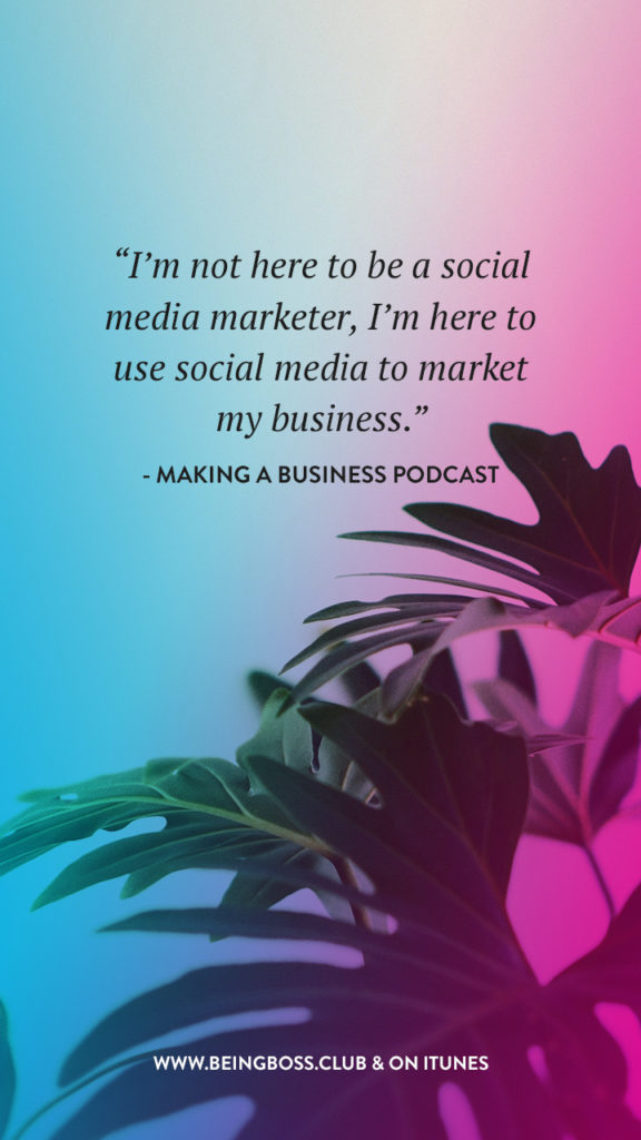 Being a social media marketer vs using social media